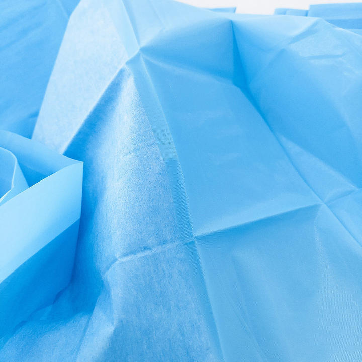 Professional Hospital Non Woven Fabric Medical Blue Cover Disposable Bed Sheet