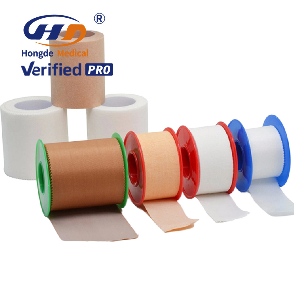 Medical Disposable Adhesive Skin Color White Color Silk Plaster Bandage Surgical Silk Tape For Wound