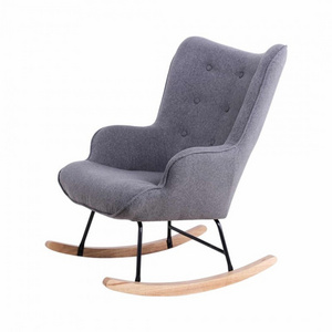 Baby Care Nursery Rocking Upholstered Desk Chair Leisure velvet upholstered  Accent Chair arm chair