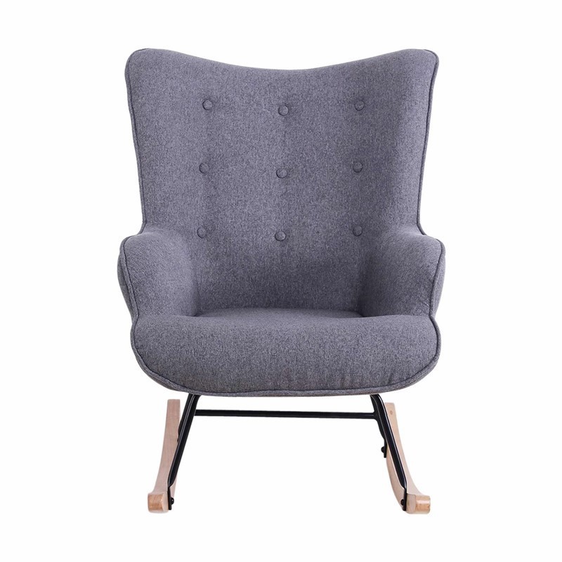 Baby Care Nursery Rocking Upholstered Desk Chair Leisure velvet upholstered  Accent Chair arm chair