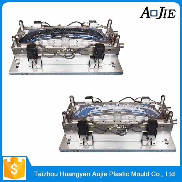 Customized Plastic Injection Mould Making Auto Car Parts Front Bumper Grille Injection Mold Price