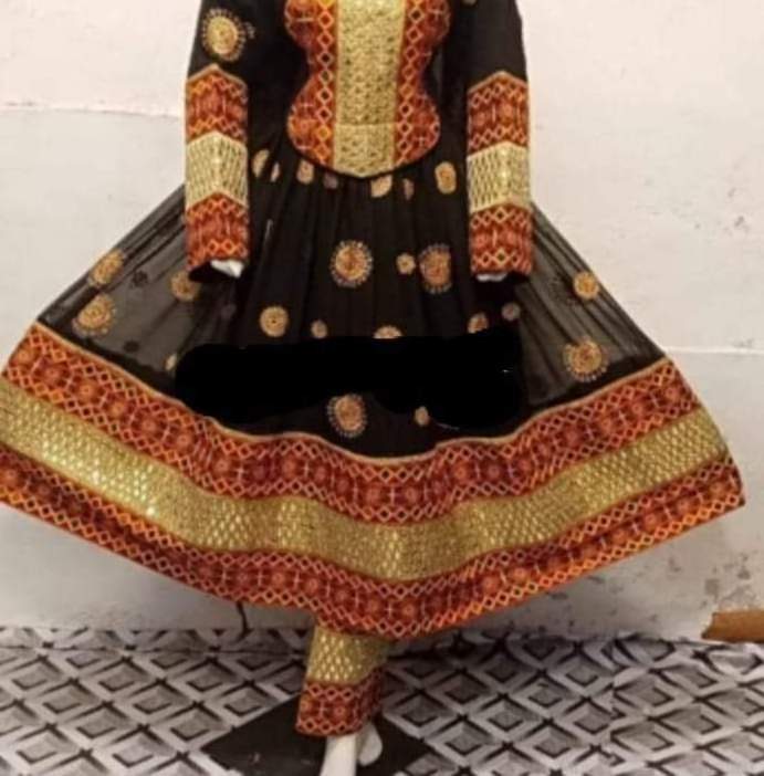 Excellent Banjara Tribal ethnic vintage kuchi dress, Afghan/Pakistan Kuchi party traditional multi color Dress Kochi Dress