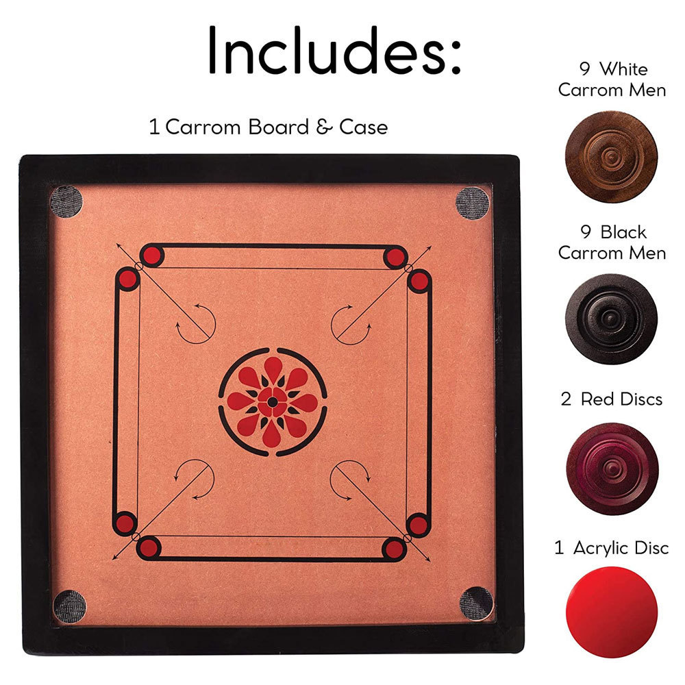 High quality wooden carrom board for family in all sizes in best price Wooden Carrom Board Indoor Games