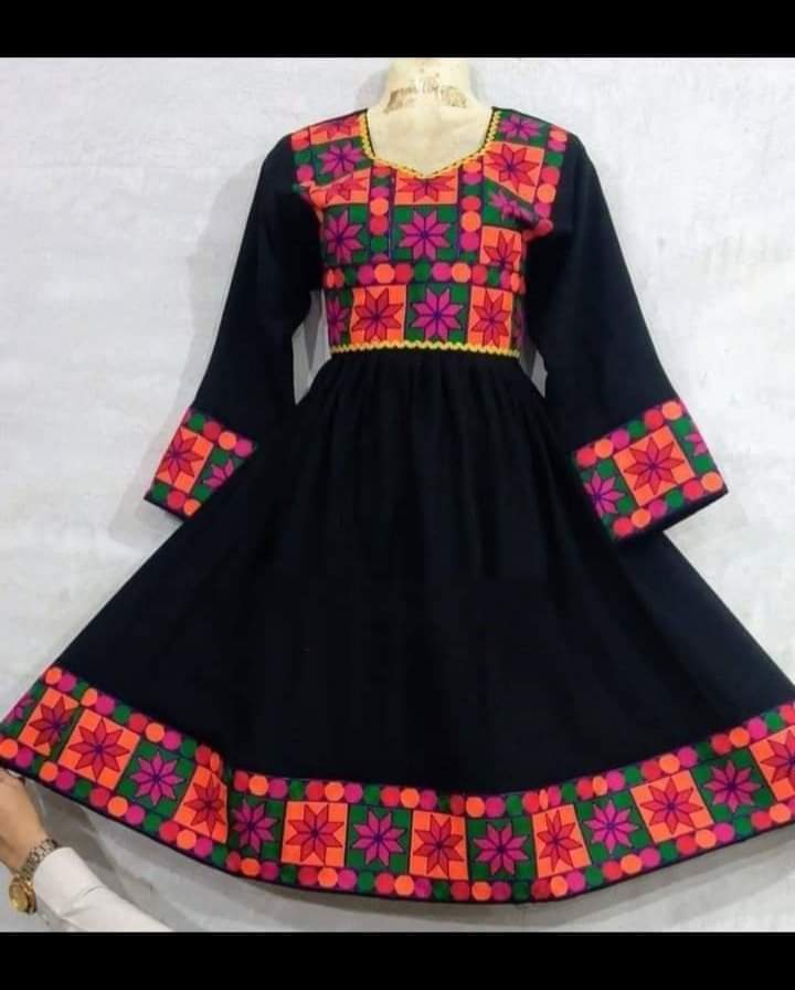 Unique Styles Banjara Tribal ethnic vintage kuchi dress, Afghan/Pakistan Kuchi party traditional multi color Dress Kochi Dress