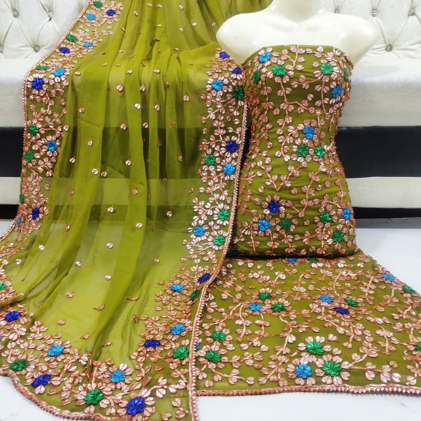 2021-2022 Modern Awesome Quality Handmade Pakistani Indian Gotta And Paka Tanka Suits