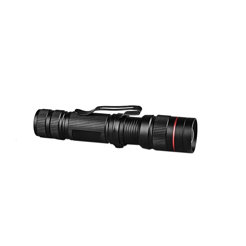 AJOTEQPT Zoom mini powerful LED 3 mode telescopic small flashlight