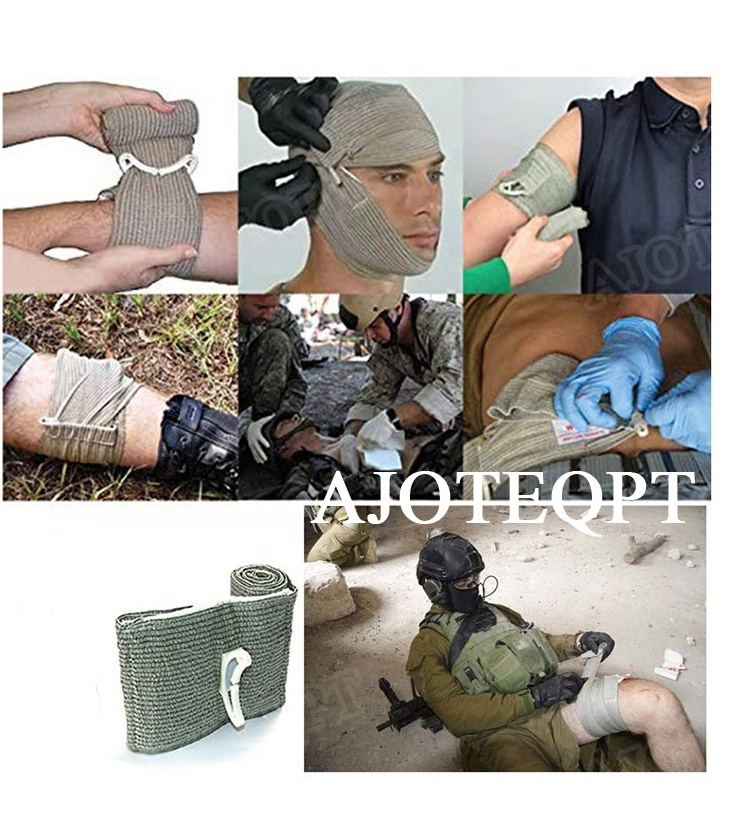 AJOTEQPT EMT IFAK Med Molle Kit Trauma Kit Emergency Survival First Aid Kits with Tourniquet for Wound Care Bleeding Control