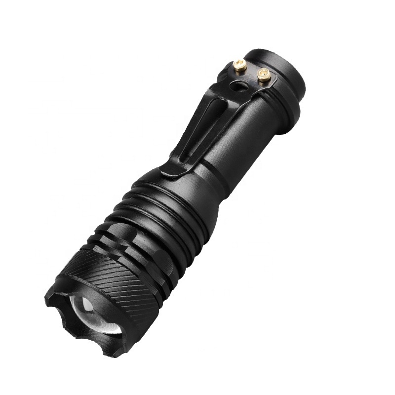 AJOTEQPT Mini Q5 powerful AA tactical telescopic led bright flashlight