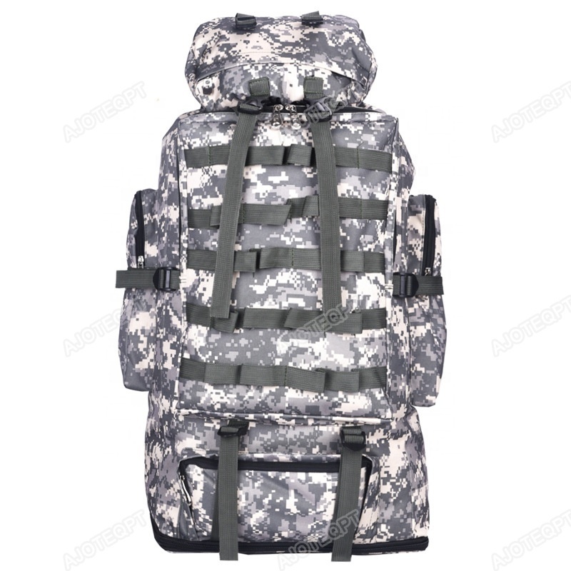 AJOTEQPT 100L large capacity bag camping outdoor sports travel camouflage backpack for men