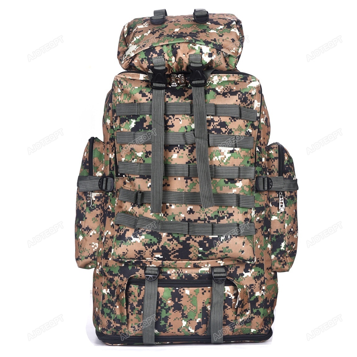 AJOTEQPT 100L large capacity bag camping outdoor sports travel camouflage backpack for men