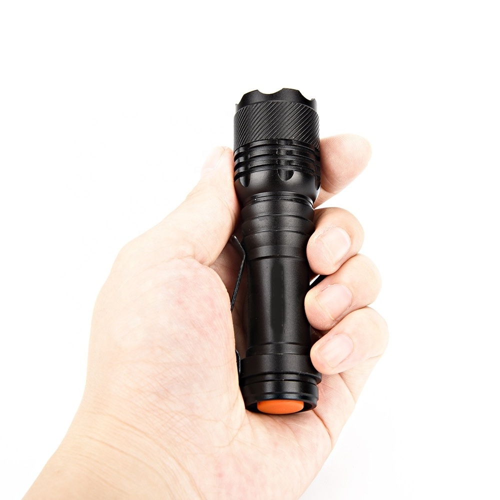 AJOTEQPT Mini Q5 powerful AA tactical telescopic led bright flashlight