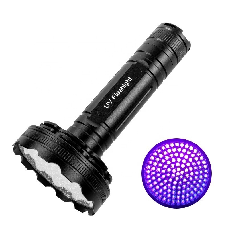 AJOTEQPT Super Bright money detector 128 LED purple light uv led flashlight