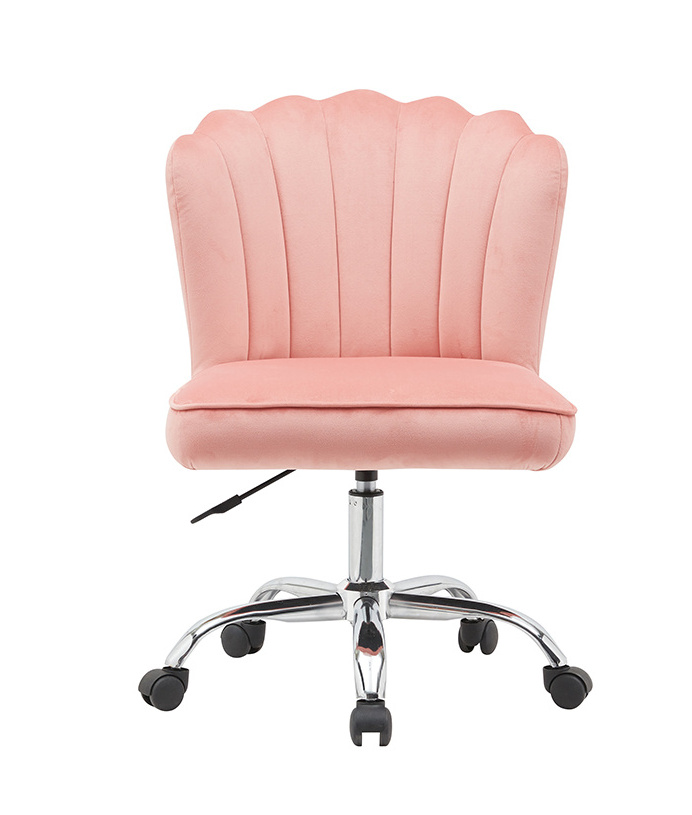 Partner Pink Home Office Chair For Bedroom Living Room Study Flower Side Chair home using