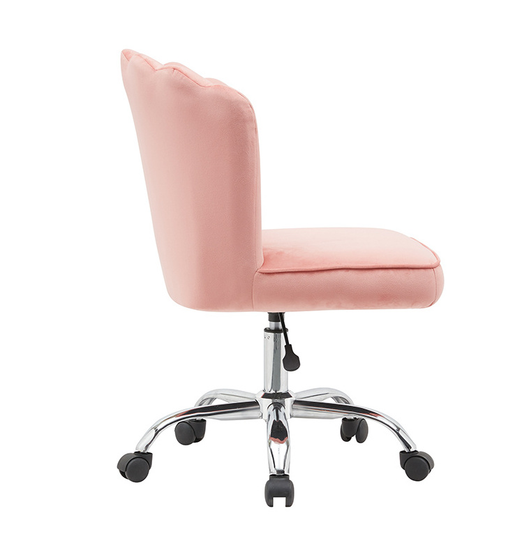 Partner Pink Home Office Chair For Bedroom Living Room Study Flower Side Chair home using