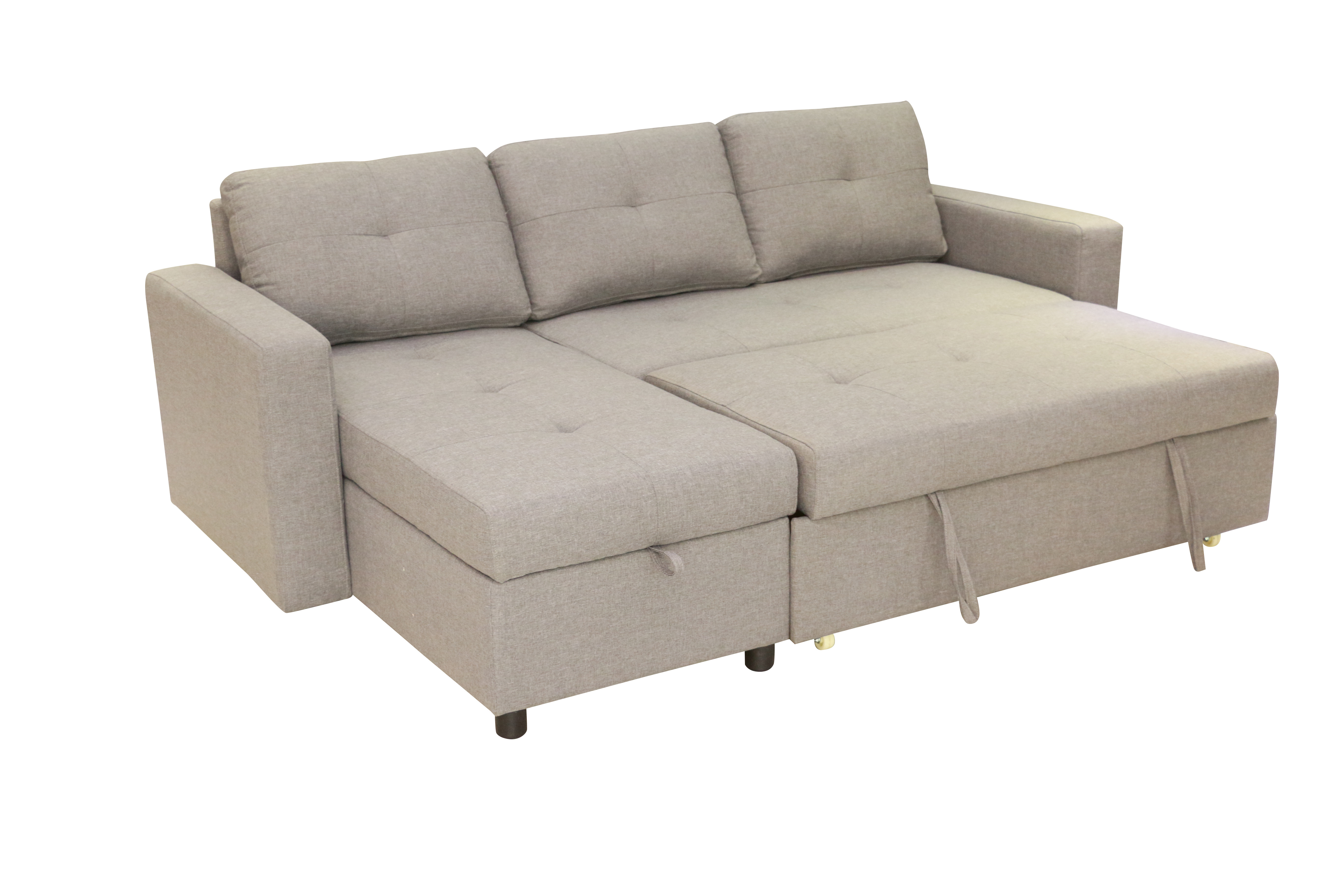 Partner Wholesale Corner Sectional Sofa Bed Left Right Chaise Lounge With Storage