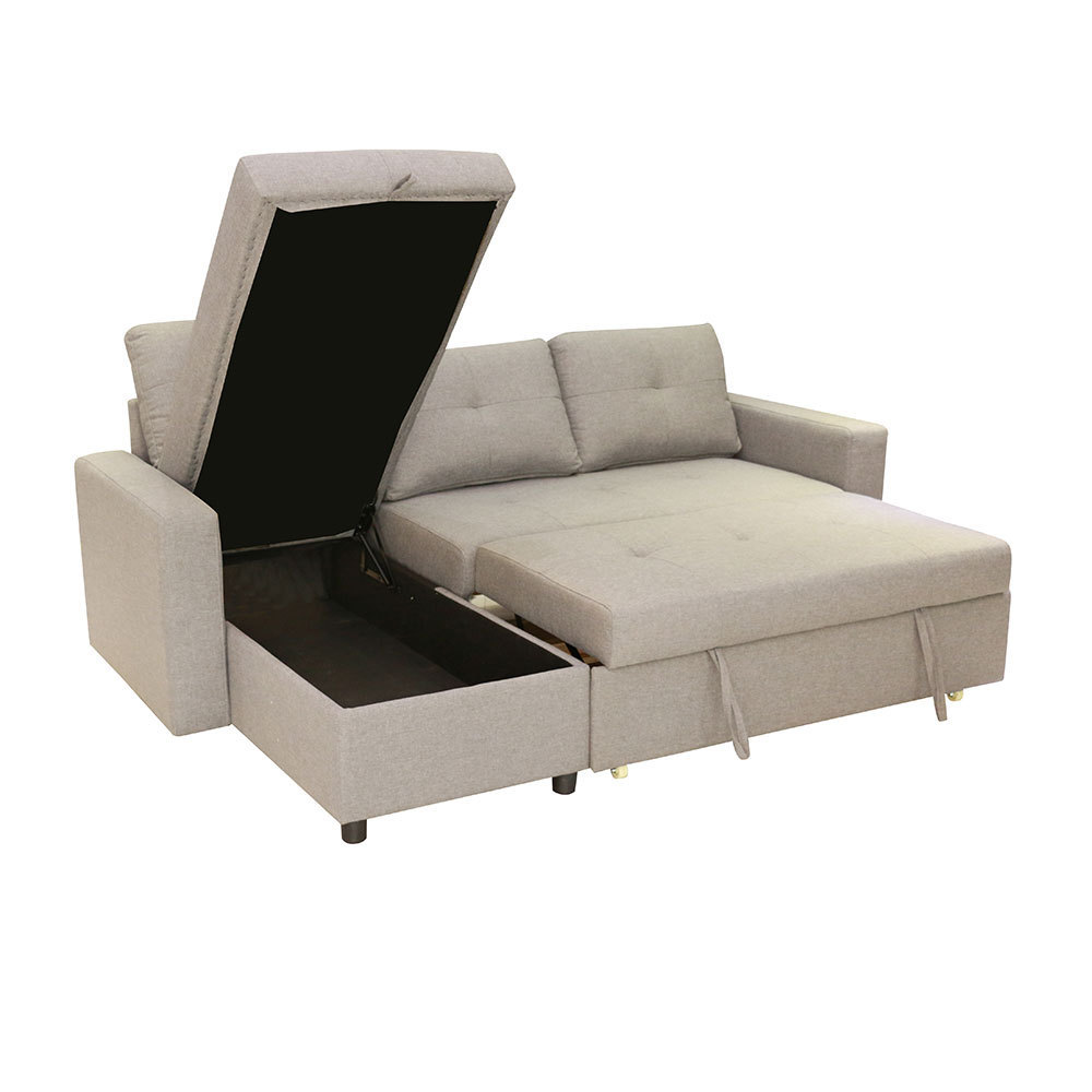 Partner Wholesale Corner Sectional Sofa Bed Left Right Chaise Lounge With Storage