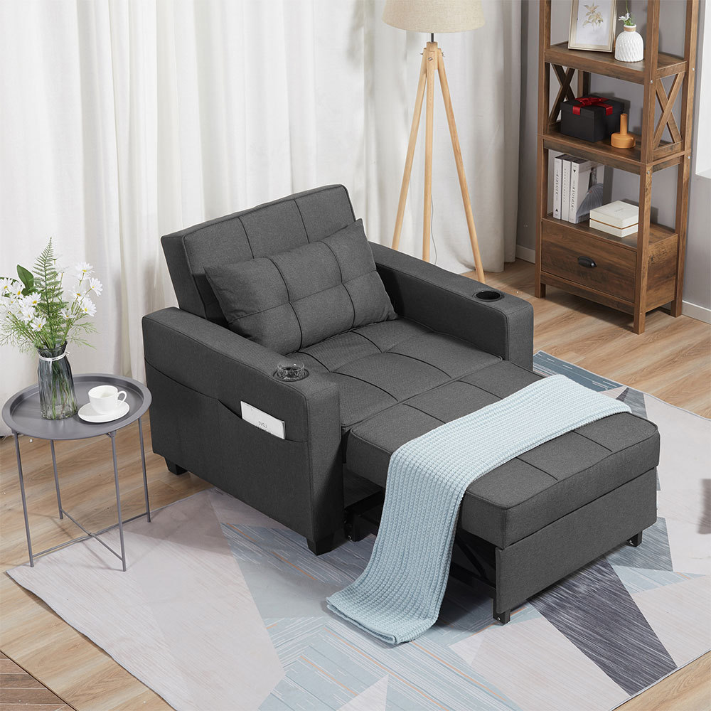 Partner Factory Provided Convertible 3 In 1 Sofa Beds Pull Out Sofa Chair Bed Cheapest Sofa Bed With Armchair