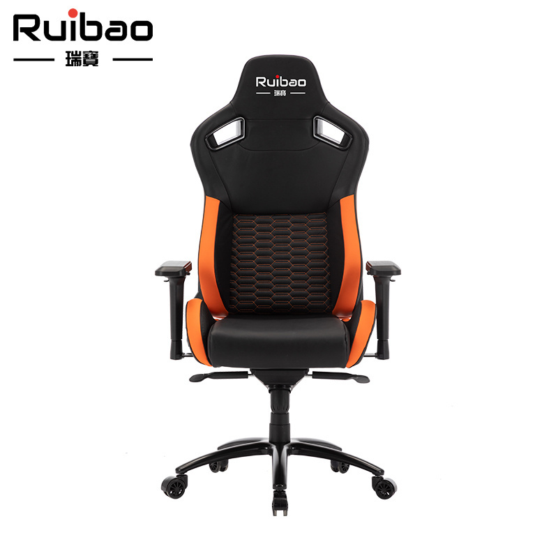 Luxury PU Leather Cold Molded Foam Racing Furniture Ergonomic Gaming Gamer Chair