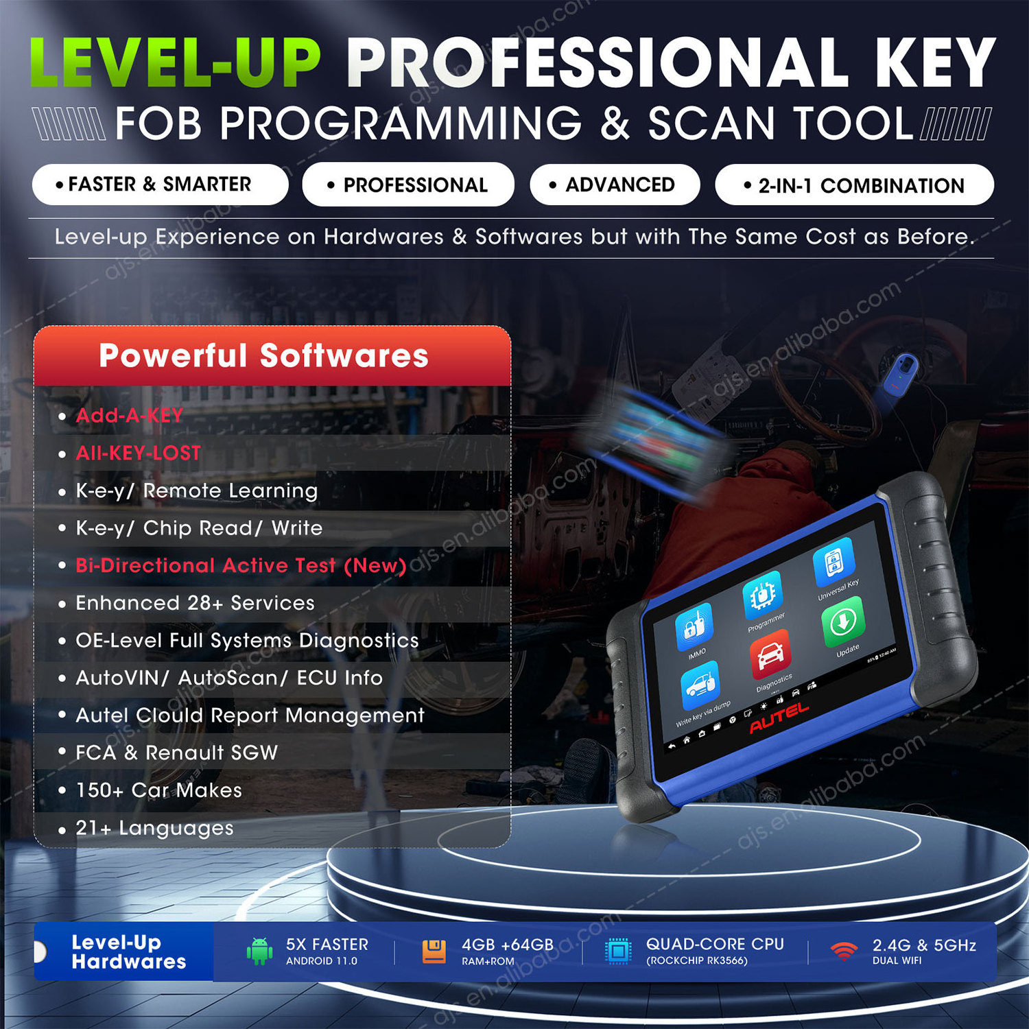 Autel IM508S Key Programming XP200 All System OBD2 Scanner Altar Autoscan Service Function Diagnostic Tool Upgraded of IM508 S