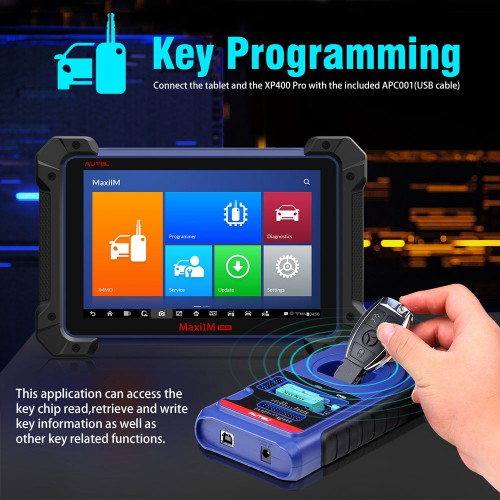 2022 autel im608pro obd2 xp400 im608 pro transdponder smart vehicle tool auto programming car diagnostic machine  key programmer