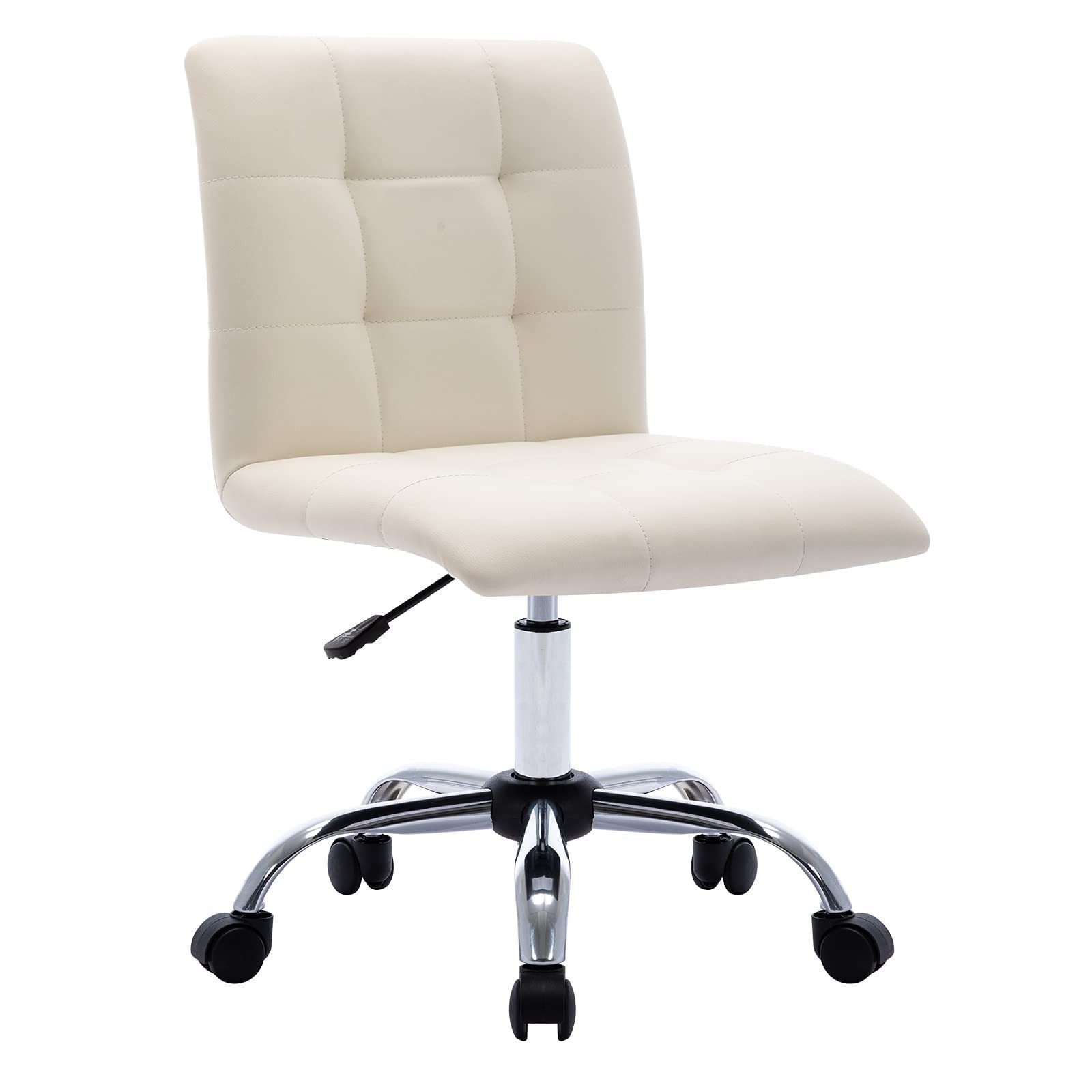 Tufted Elegant Velvet Home Office Task Chair Swivel Adjustable Office Chair With Wheels