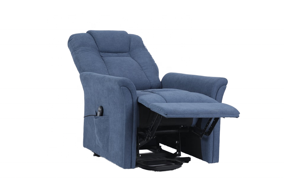 Modern SX-81298S Electric Lift Recliner One Seat Linen Fabric Upholstery with Extendable Metal Frame