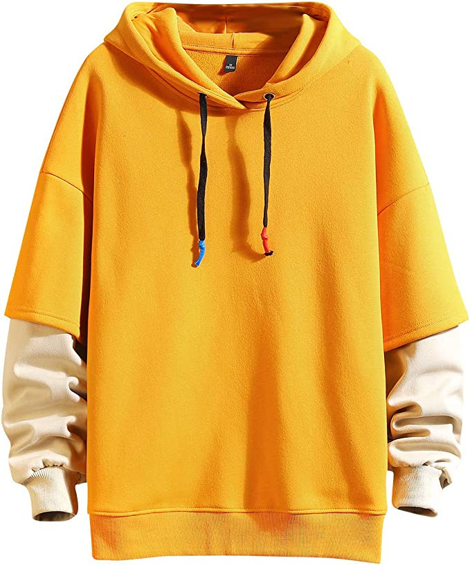 Double hood Wholesale different color Long sleeve High Quality Men's Hoodies 350 GSM 100% Cotton Fabric Custom Hoodies for Men