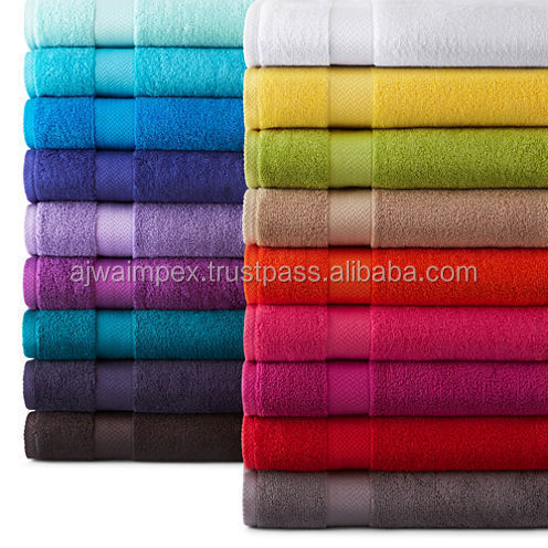 Pakistan Fashion Design Cotton Terry Bath Towels -Bath towels