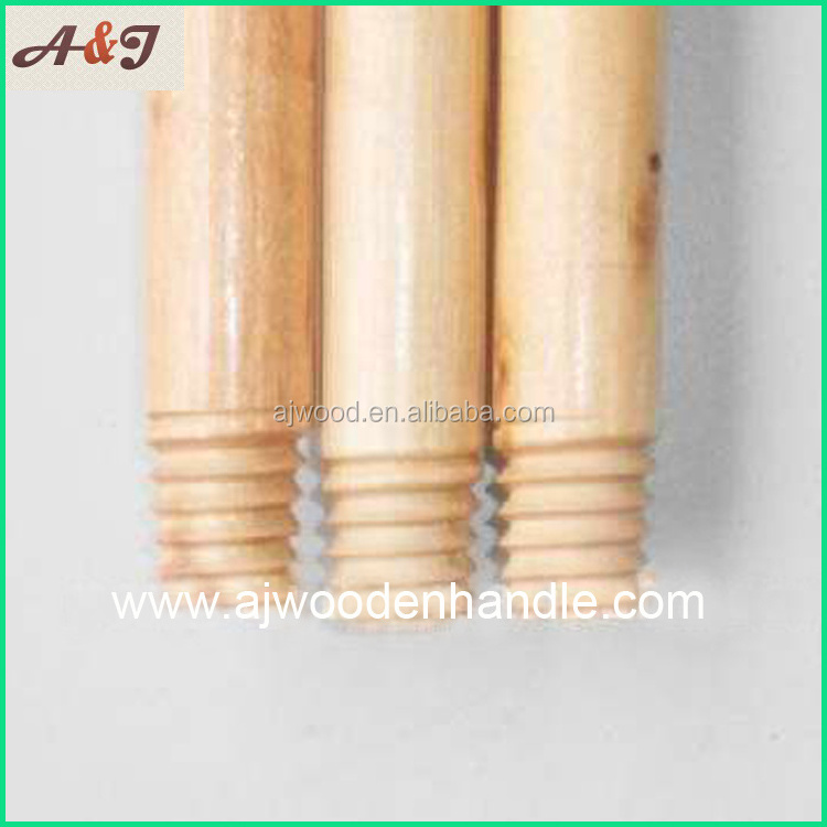 2 times varnishing eucalyptus mop wood handle, broom wooden stick