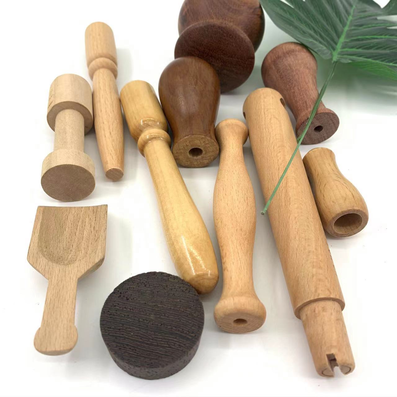 Simple Round Wood Pull Knobs Natural Wooden Dresser Drawer Wardrobe Handle and Knob For Cabinet Handle Furniture Hardware