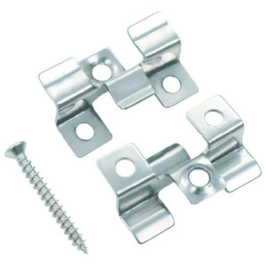 WPC decking clips outdoor composite flooring accessories plastic/ stainless steel hidden fastener clips