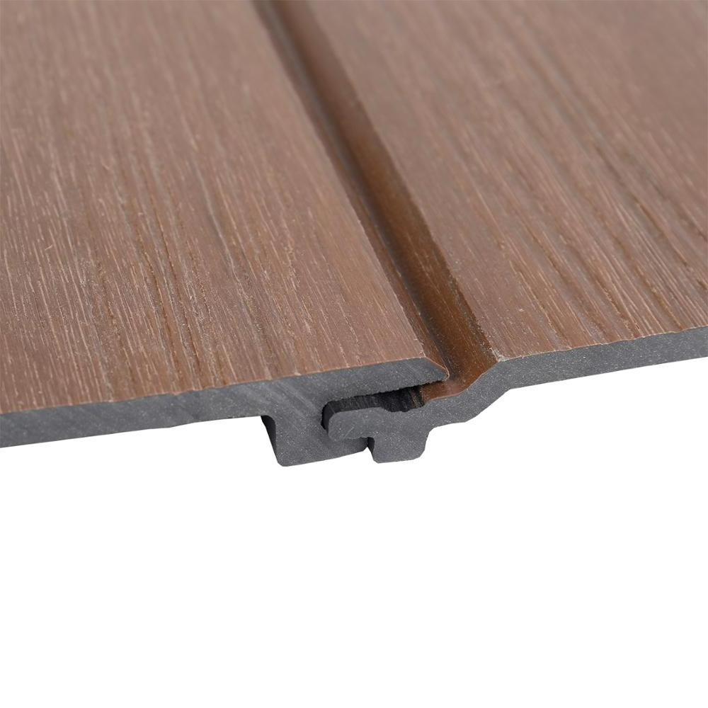 Building Construction Moisture Proof Modern Style Wpc Wood Plastic Composite outdoor wood grain composite Wall Panel Planks