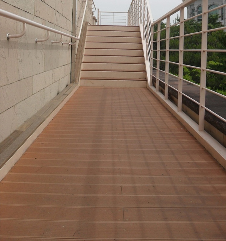 UV Protect Wood Plastic Composite Decking Floor WPC decking Veranda Composite Decking Balcony Floor Tiles WPC