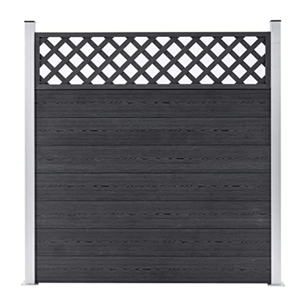 UK Britain Popular Cheap Price Outside Garden Farm Artificial Wood Fence Screen Outdoor Decorative Privacy Panels Fence Trellis