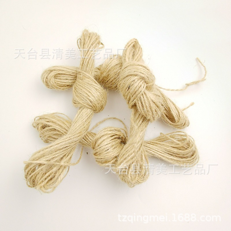 Jute Packaging Rope Bundle Shibari Red for Crafts Flags Packing Sale Hanging Christmas Bell String