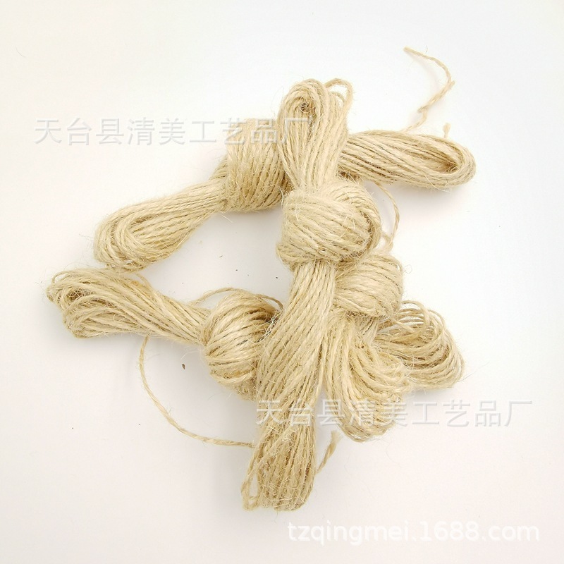 Jute Packaging Rope Bundle Shibari Red for Crafts Flags Packing Sale Hanging Christmas Bell String