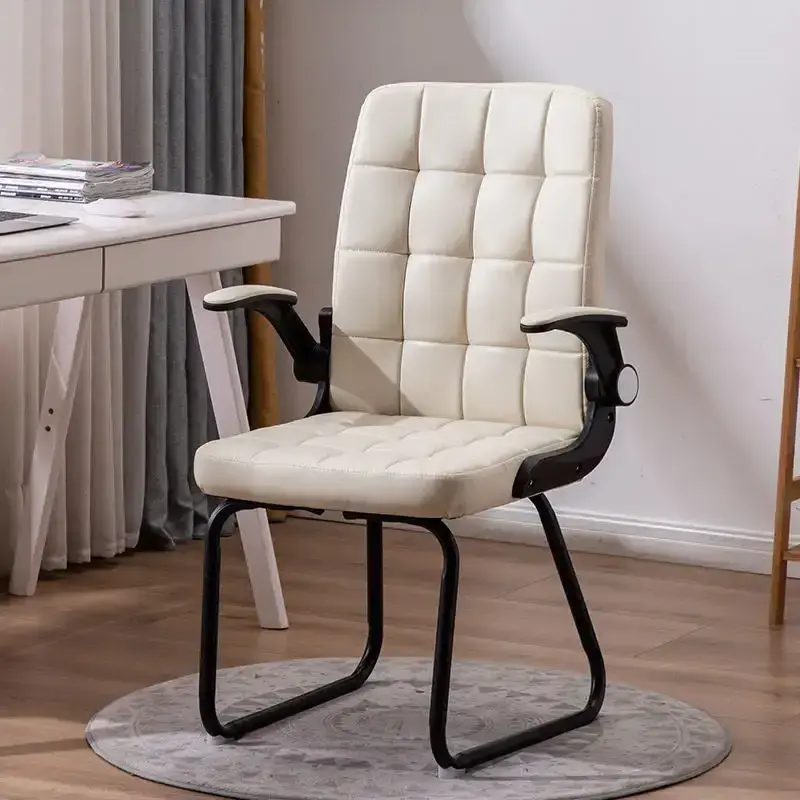 Super comfortable cheap backrest leather armrest modern swivel dining chair