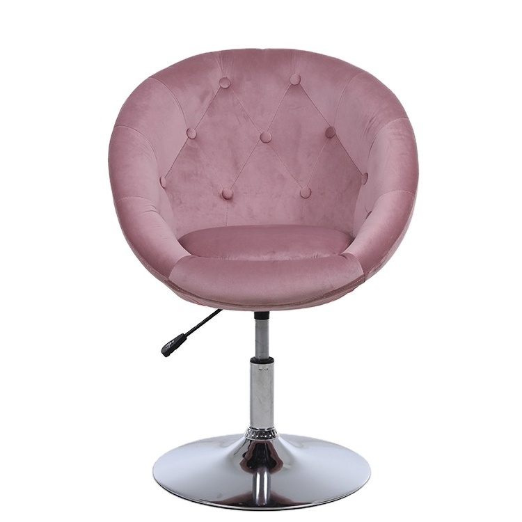 YIBO Cheap luxury bar furniture modern counter high bar barber pink salon chair