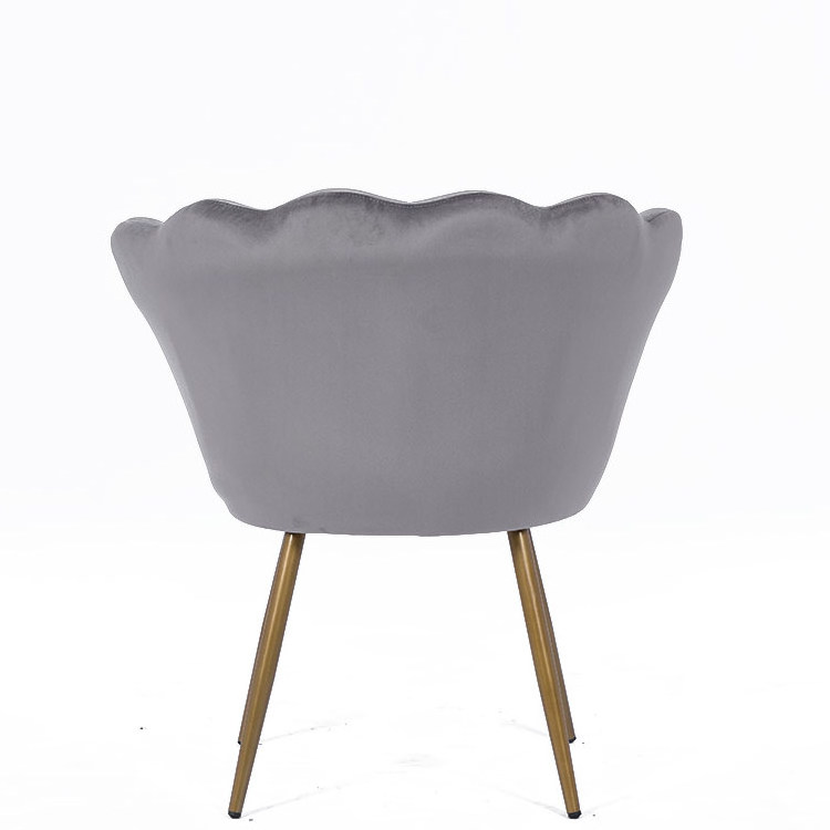 Modern furniture design flower shaped Velvet leisure chair