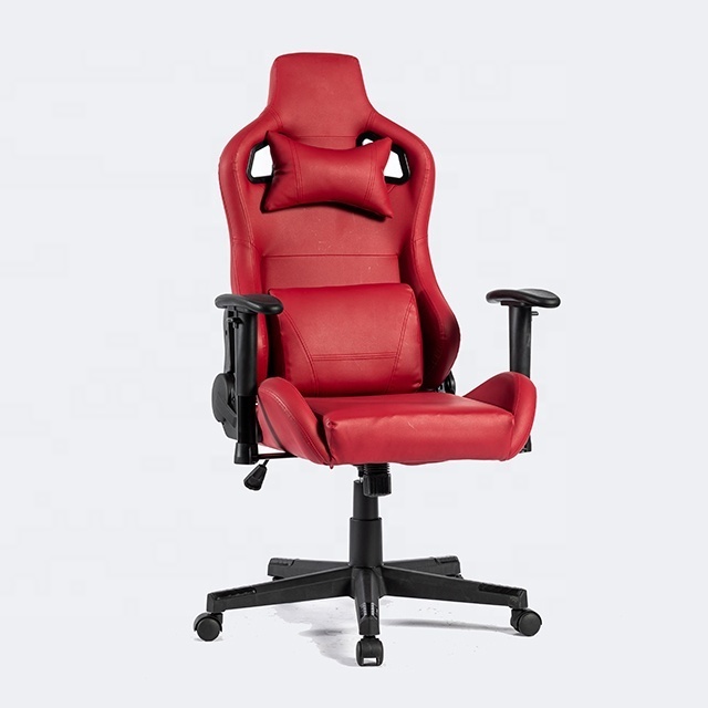 High Quality Leather Swivel Recliner Racer silla gamimg Red Sport Furniture Computer PC Gamer Chair