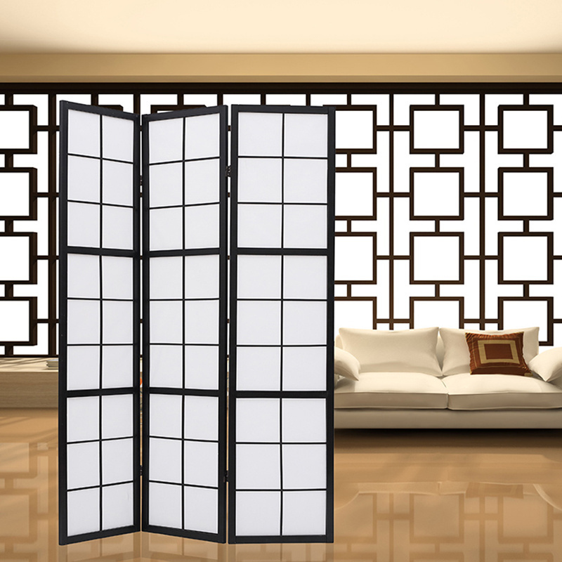 Solid Wood Screen Partition Folding Screen Porch Bedroom Study Office Living Room Dining Room Home Movable Screen