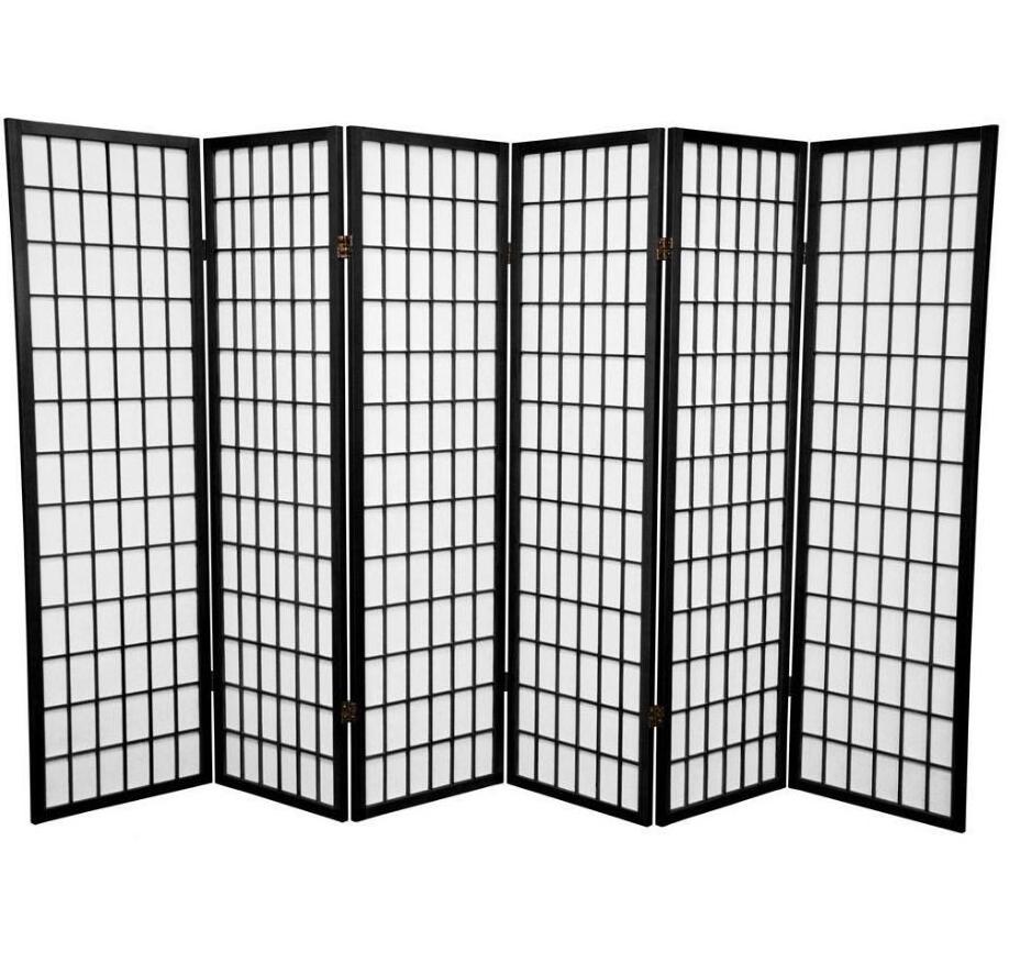 Dining Room Foldable Divider Sound Proof Wooden Screen for Hotel 4 Panel Decorative Wooden Folding Screen