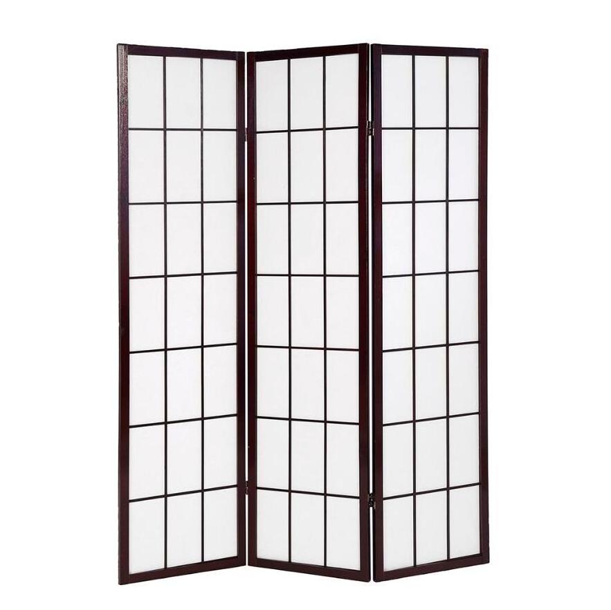 Dining Room Foldable Divider Sound Proof Wooden Screen for Hotel 4 Panel Decorative Wooden Folding Screen