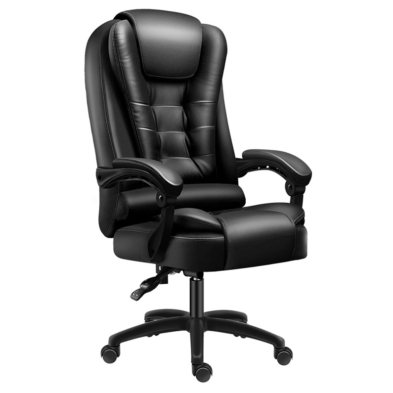 Revolving Luxury Swiveling Office Chair Genuine Leather Executive Chair