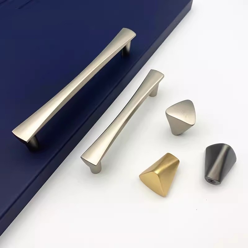 AKADA T Bar Zinc Alloy Knobs Cupboard Wardrobe Drawer Gold Kitchen Brushed Nickel Furniture Cabinet Door Handles Pulls