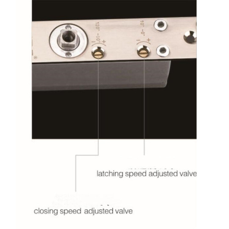 cam action latching closing speed adjustable over door closer  non-handed install adjustable door closer