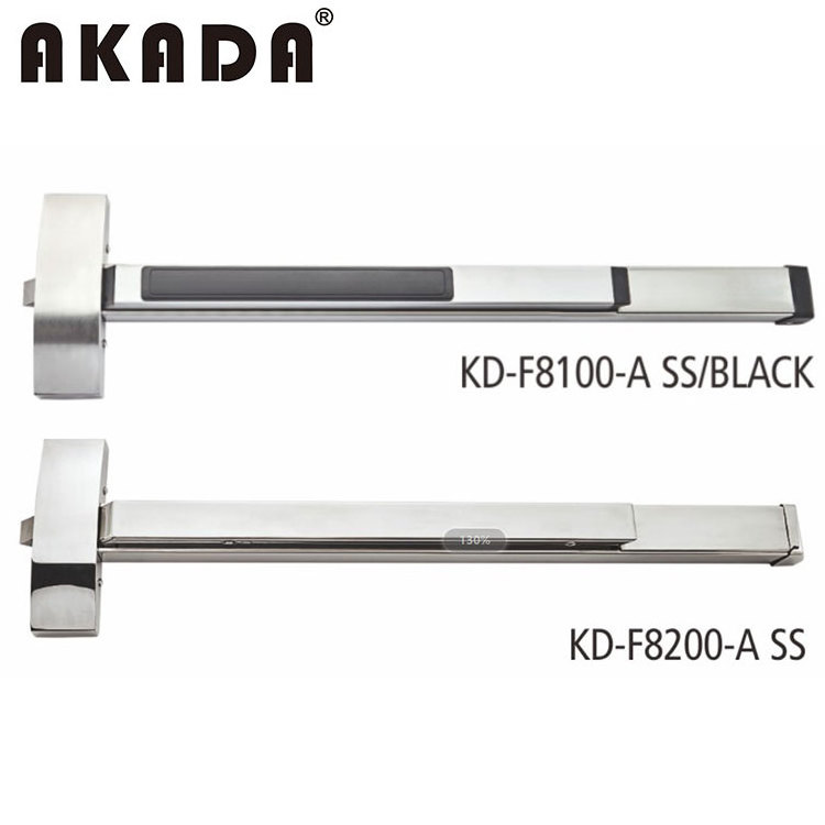 AKADA 2024  CE UL ANSI Push Bar emergency  stainless steel  Push handle panic exit fire door Device  panic bar