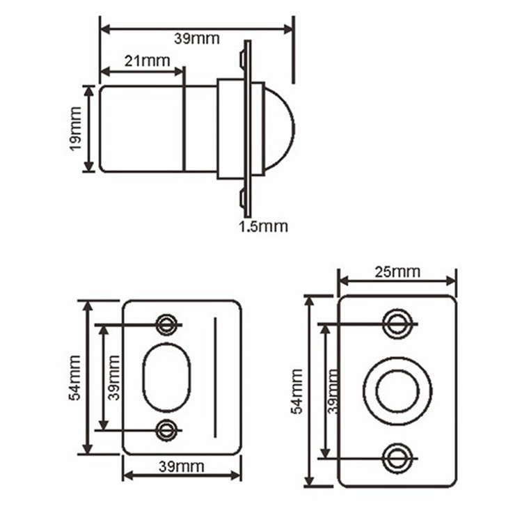 Stainless steel roller catches for home door house door roller catches