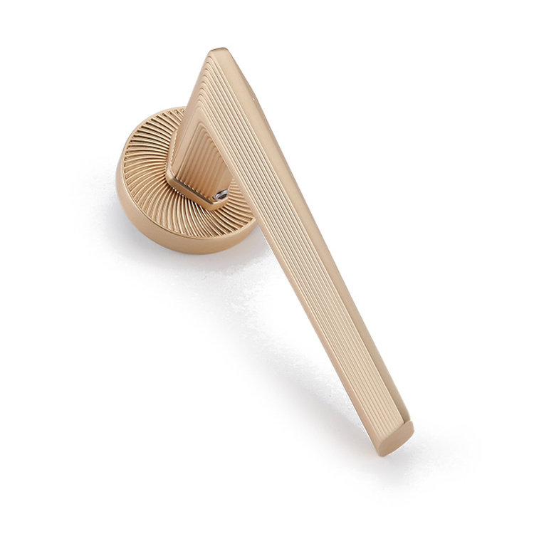 AKADA Available Lever Door Knob and Deadbolt Lock Handle Set Gold Door Lever Handles