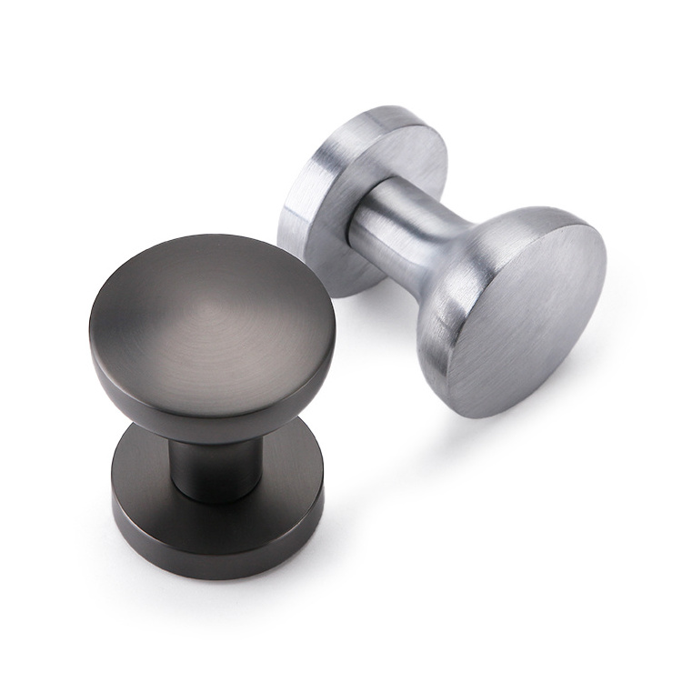 Factory wholesale Black Zinc Knobs Door Handles interior door handles entrance gate lever knob